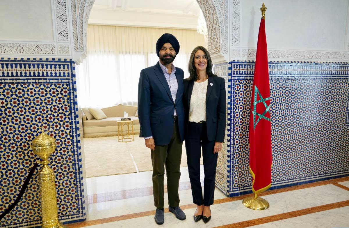 رئيس البنك الدولي أجاي بانغا يحل بمراكش