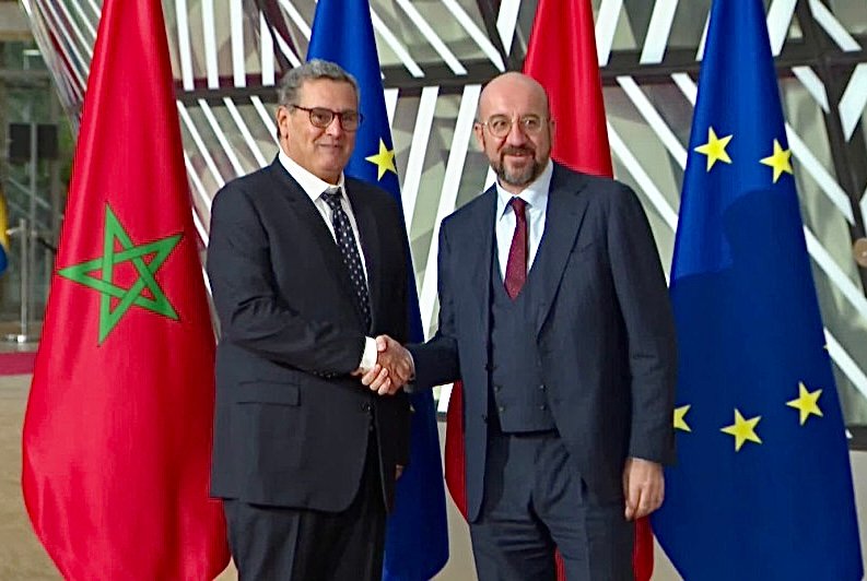 أخنوش يتباحث ببروكسيل مع رئيس مجلس الاتحاد الأوروبي