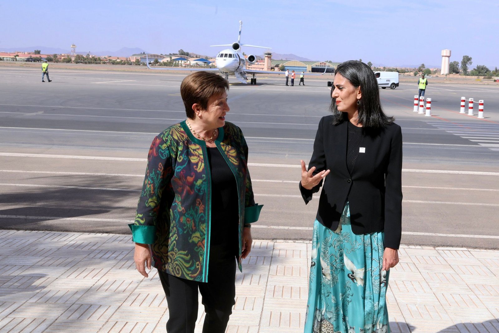 المديرة العامة لصندوق النقد الدولي كريستالينا جورجيفا تحل بمراكش