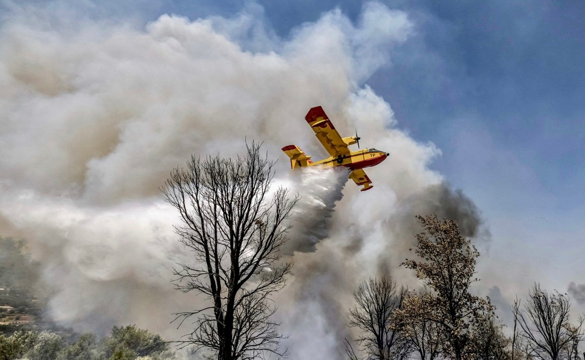 إخماد حريق غابة إكاون بإقليم الحسيمة