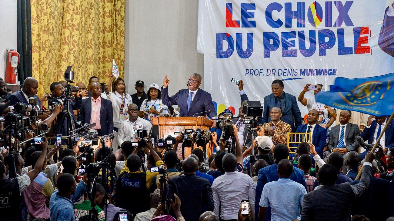 فائز بجائزة نوبل للسلام يترشح لرئاسة الكونغو الديمقراطية