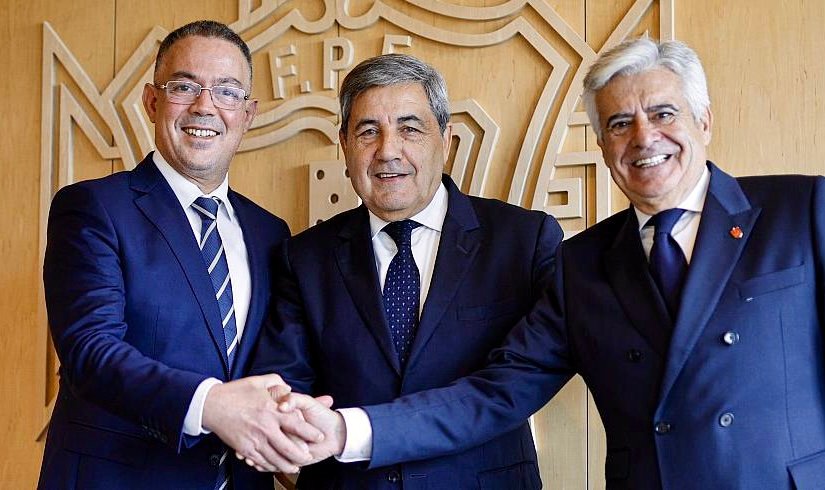 الاستعدادات لمونديال 2030 تجمع لقجع بغوميز وروشا