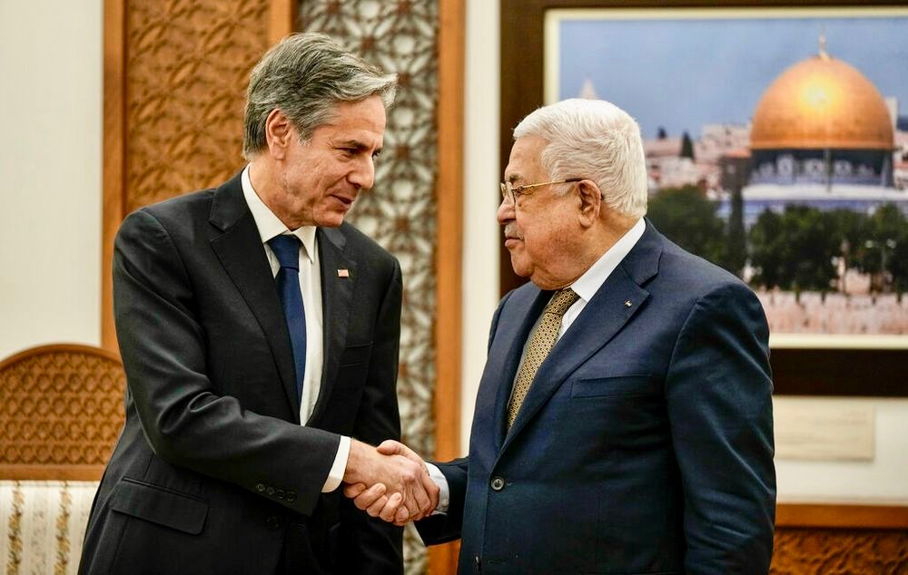 بلينكن يلتقي الرئيس الفلسطيني في رام الله