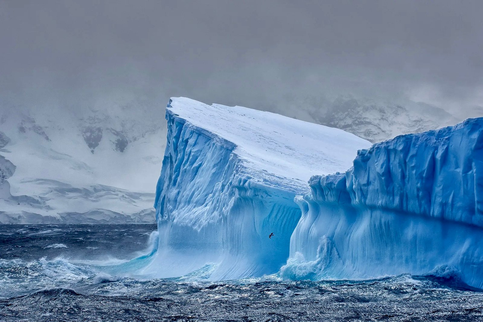 جبل جليدي عملاق ينجرف إلى ما وراء مياه القطب الجنوبي