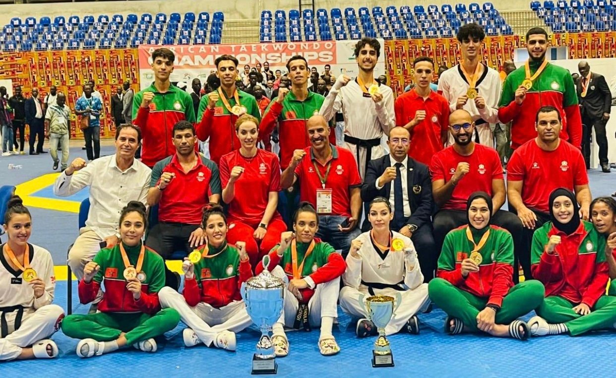 المغرب يحرز لقب بطولة إفريقيا للتايكوندو