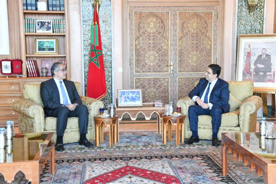 بوريطة يتباحث مع مرشح مصر لمنصب المدير العام لليونسكو