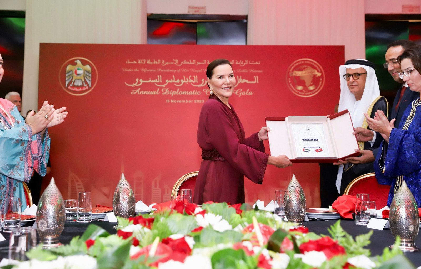 الأميرة للا حسناء تترأس بالرباط حفل العشاء الدبلوماسي الخيري السنوي