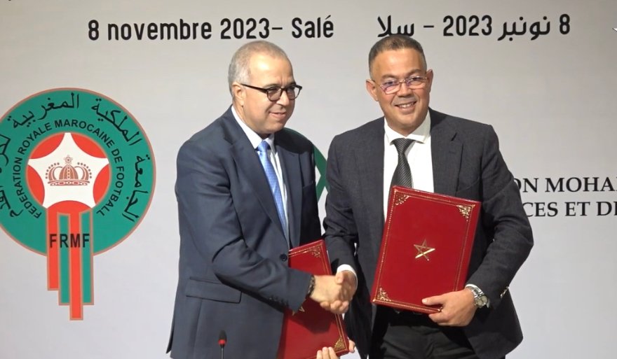 مونديال 2030 .. توقيع اتفاقية شراكة بين جامعة الكرة ومؤسسة محمد السادس للعلوم والصحة