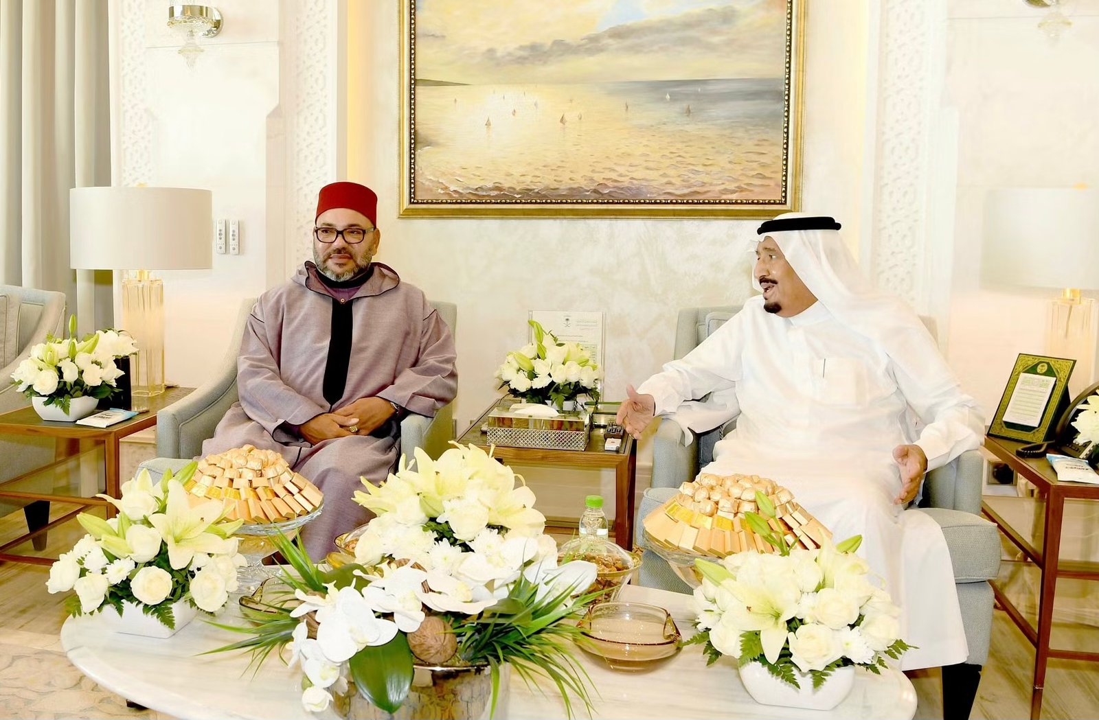 العاهل السعودي يهنئ الملك محمد السادس بعيد الاستقلال