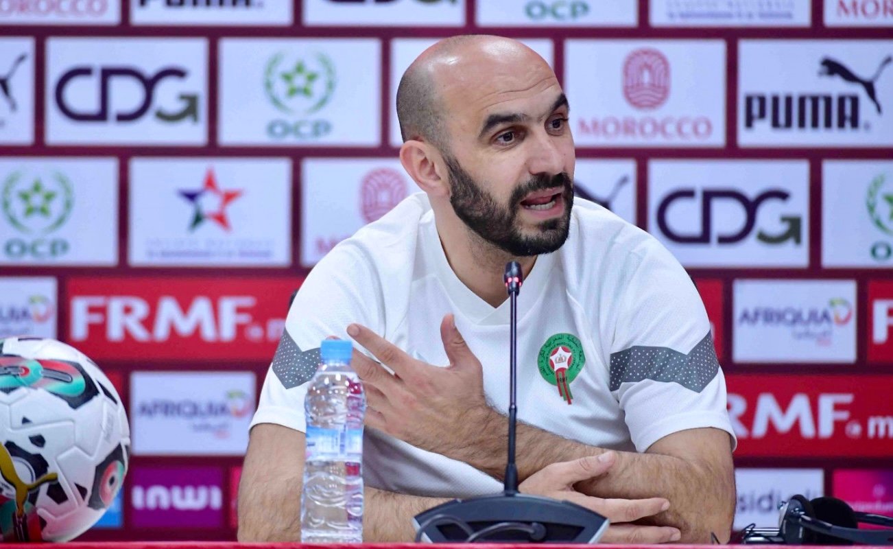 الركراكي يعقد ندوة صحيفة يوم الخميس