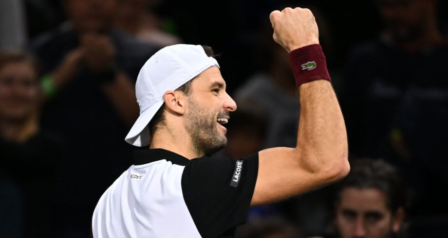 بطولة باريس لكرة المضرب.. ديميتروف يفوز على تسيتسيباس ويبلغ النهائي