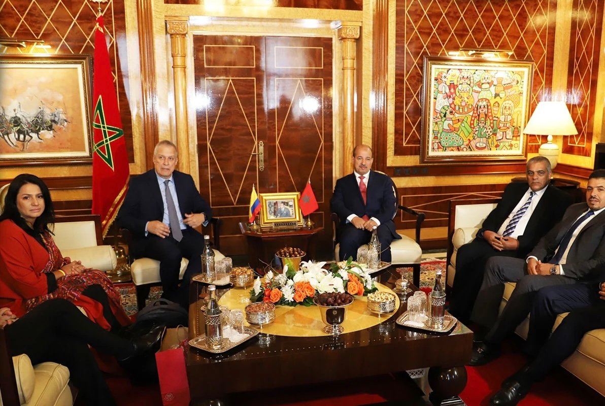 ميارة يتباحث مع وفد من مجلس الشيوخ بجمهورية كولومبيا