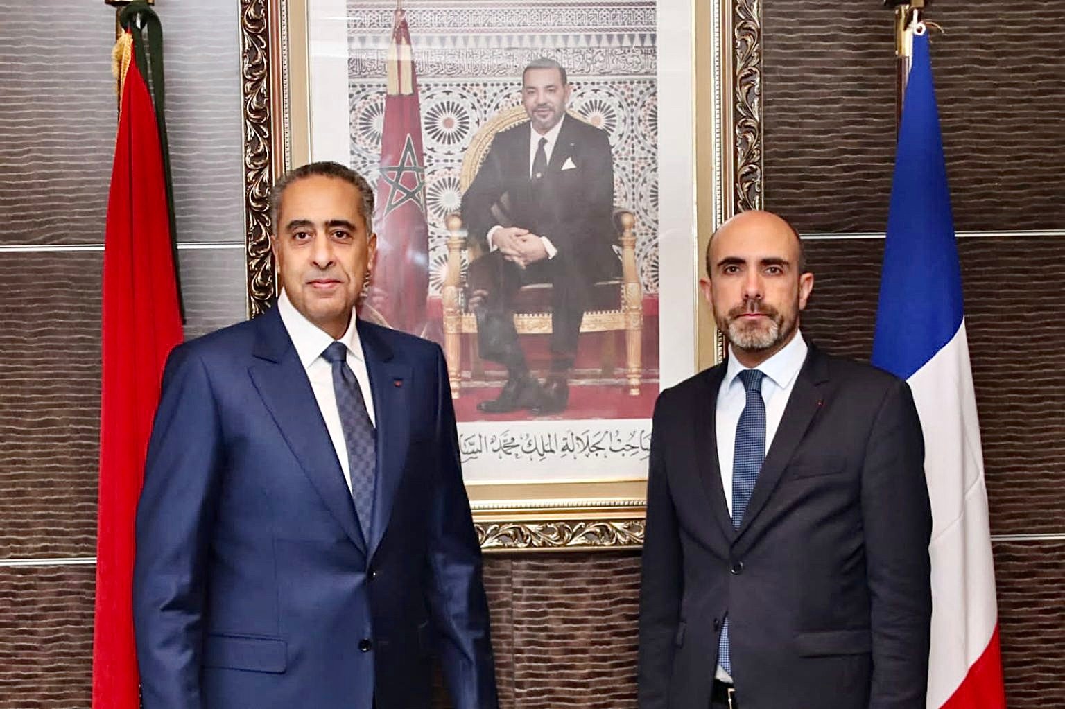 حموشي يعقد جلستي عمل مع المدير العام للأمن الداخلي بالجمهورية الفرنسية