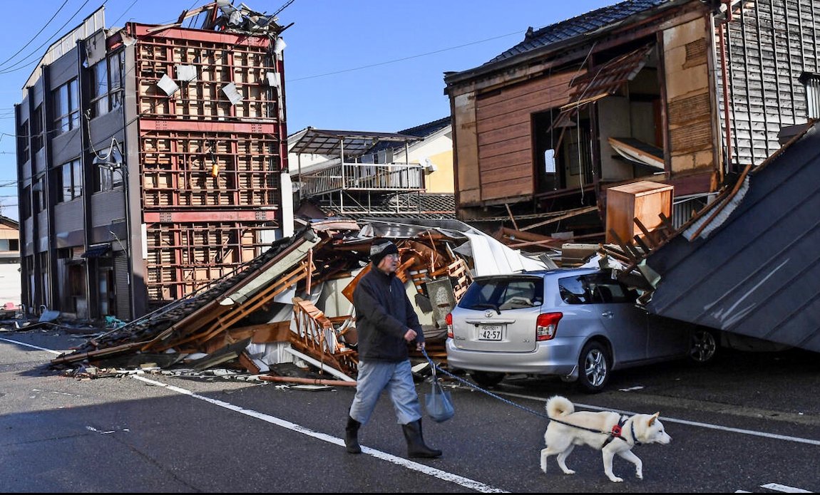 94 قتيلا على الأقل و222 مفقودا في زلزال اليابان
