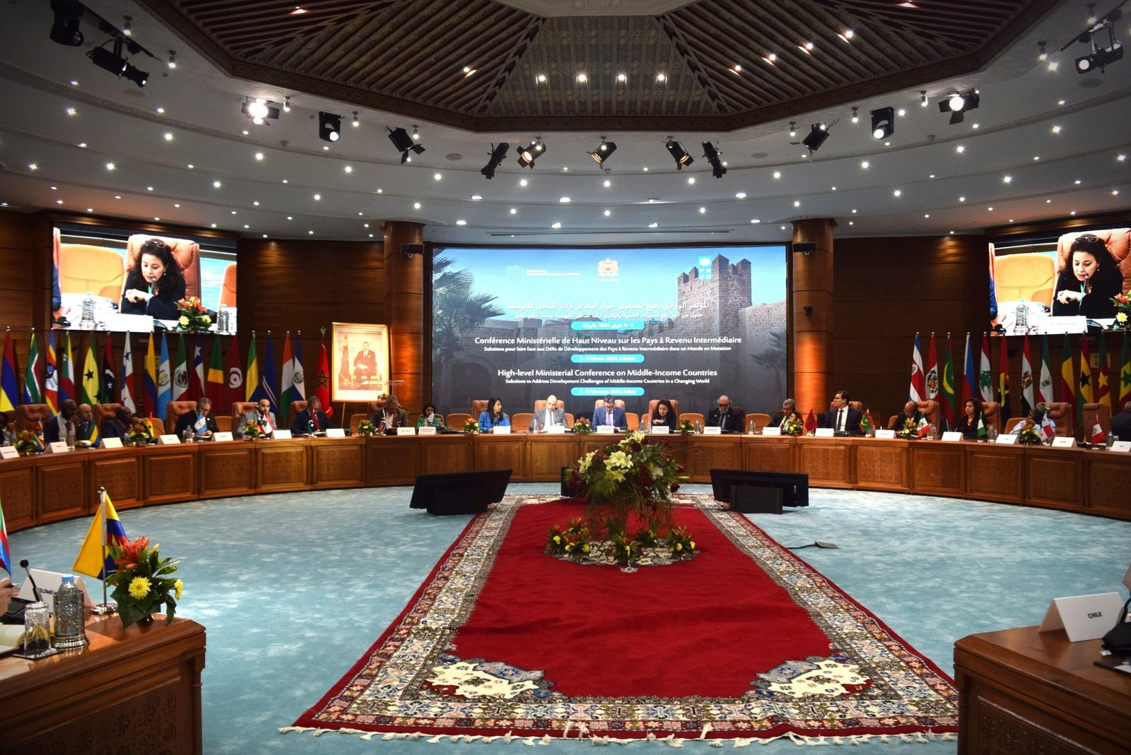 افتتاح أشغال الشق الوزاري للمؤتمر رفيع المستوى حول البلدان متوسطة الدخل بالرباط