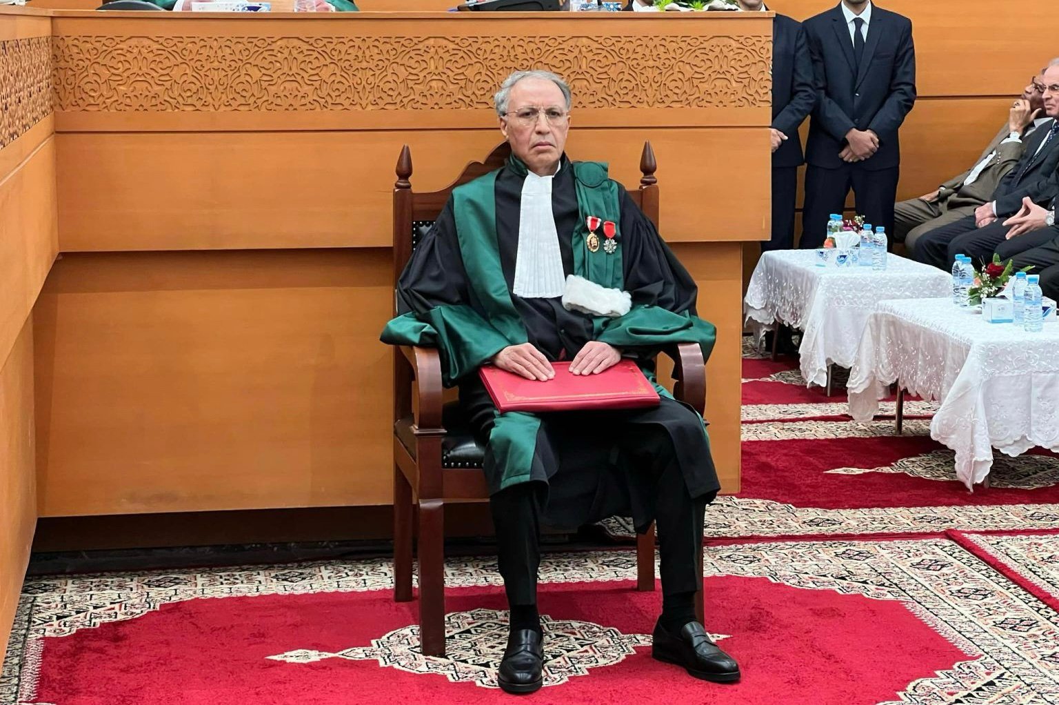 تنصيب الرئيس الأول لمحكمة الاستئناف بالرباط