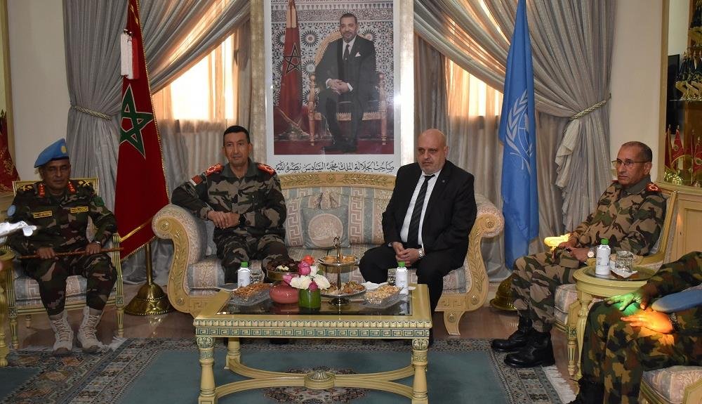 المفتش العام للقوات المسلحة الملكية يتباحث مع رئيس بعثة المينورسو