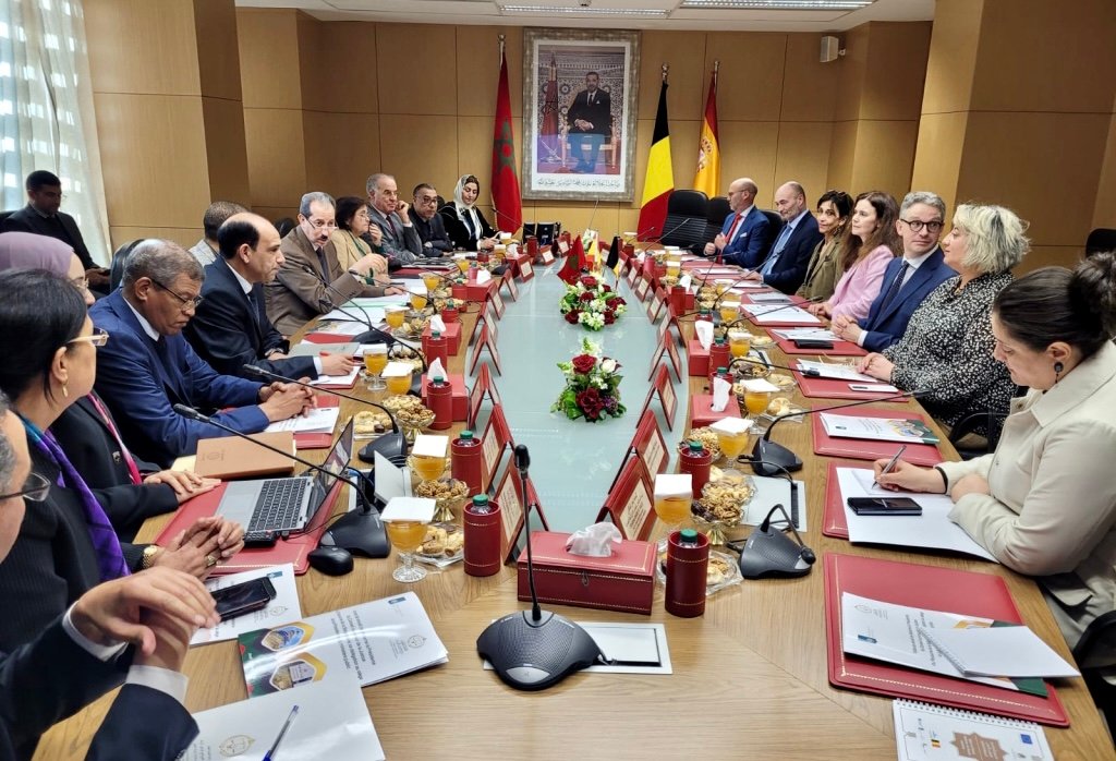 الداكي يجري مباحثات مع رئيسة المجلس الأعلى للعدالة البلجيكي