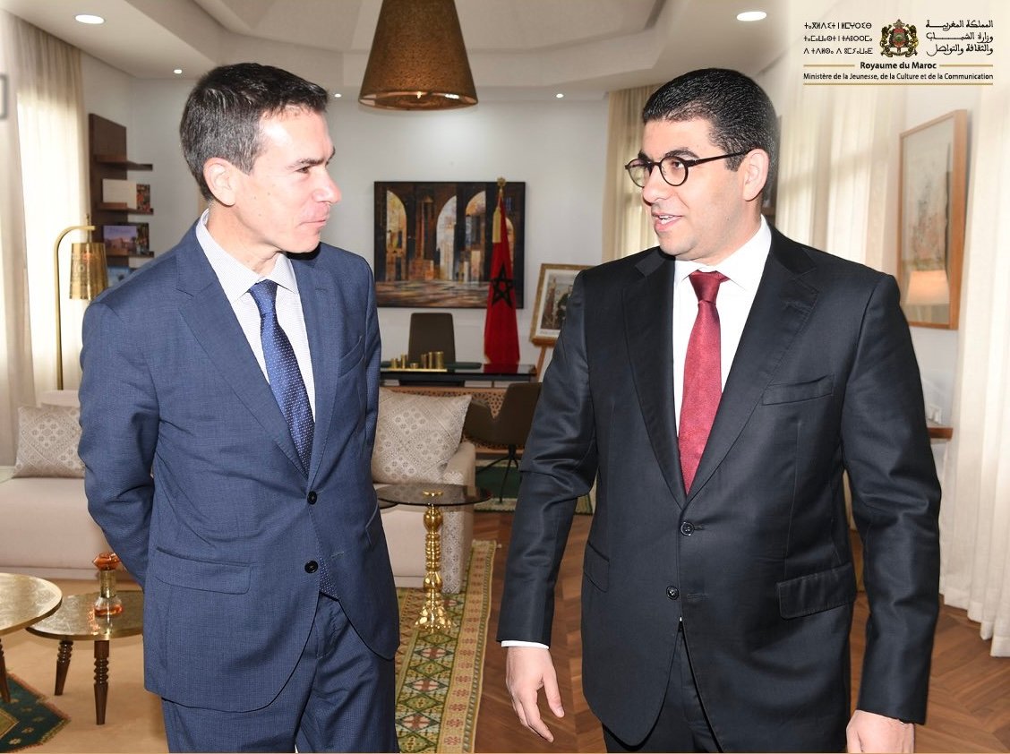 بنسعيد يتباحث مع سفير إسبانيا بالمغرب