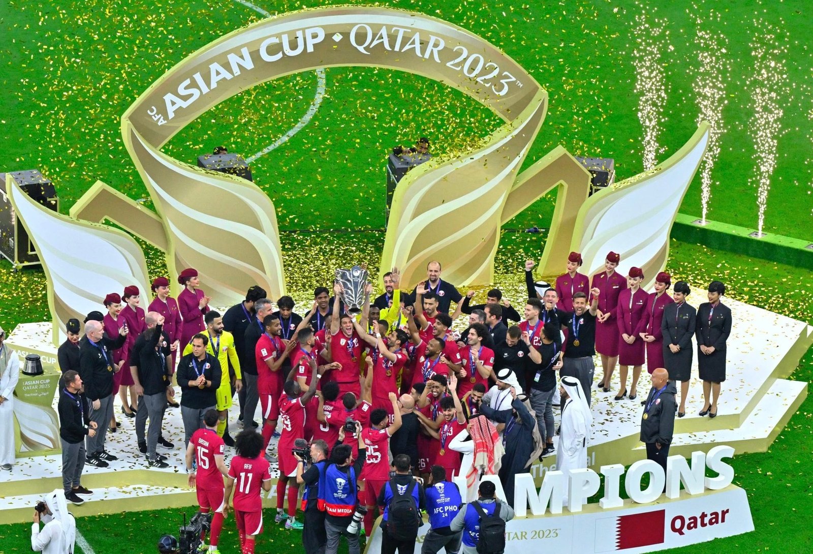 كأس آسيا قطر تحقق أرقاما قياسية جديدة