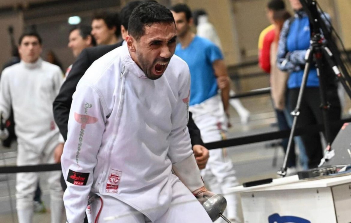 المسايف حسام الكرد يتأهل إلى الألعاب الأولمبية بباريس