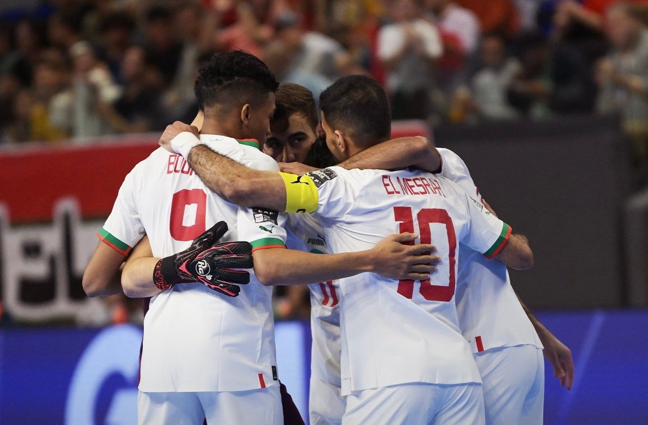 أسود الفوتسال يسحقون زامبيا بـ13 هدفا لصفر