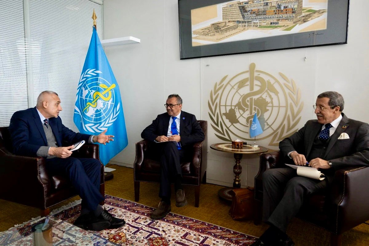 هلال يتباحث في جنيف مع المدراء العامين للمنظمات الدولية