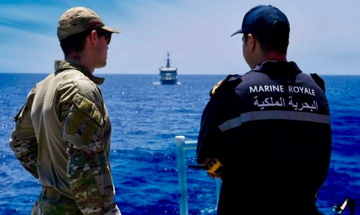 لامارين تضرب بِقُوة سواحل الداخلة ..وقفوا قارب هاز 54 حْراگْ