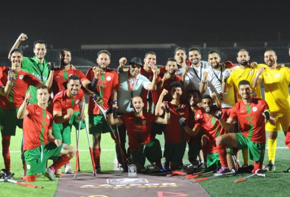 المنتخب المغربي لمبتوري الأطراف يتأهل إلى نهائي الكان