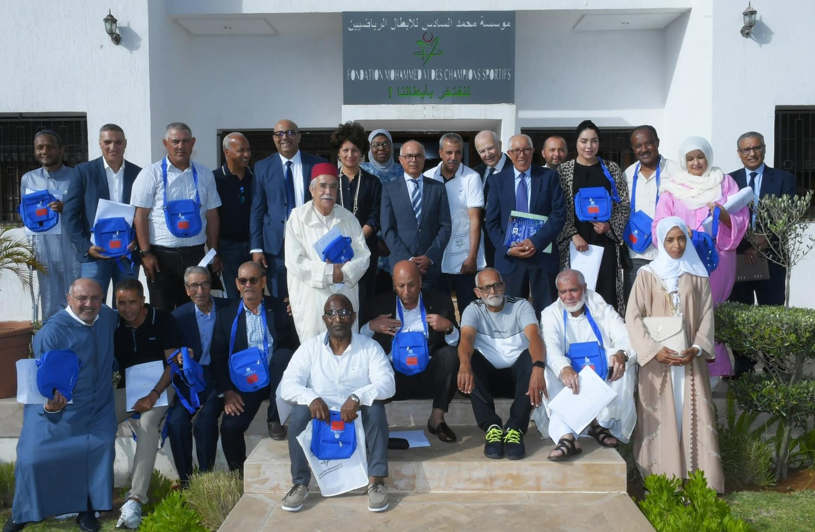 بنموسى يستقبل الأبطال الرياضيين المنعم عليهم من طرف صاحب الجلالة بأداء مناسك الحج