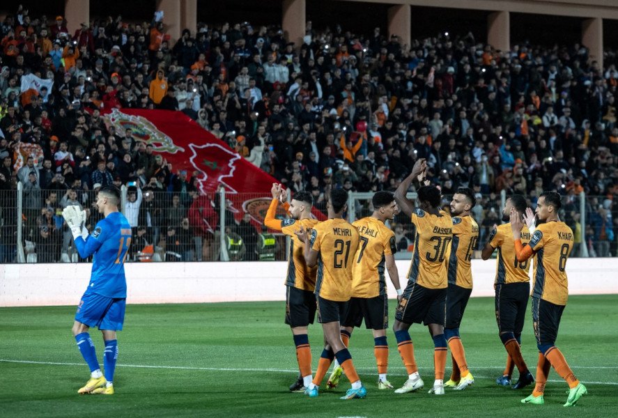 نهضة بركان يتغلب على ضيفه الزمالك في ذهاب نهائي كأس الاتحاد الإفريقي