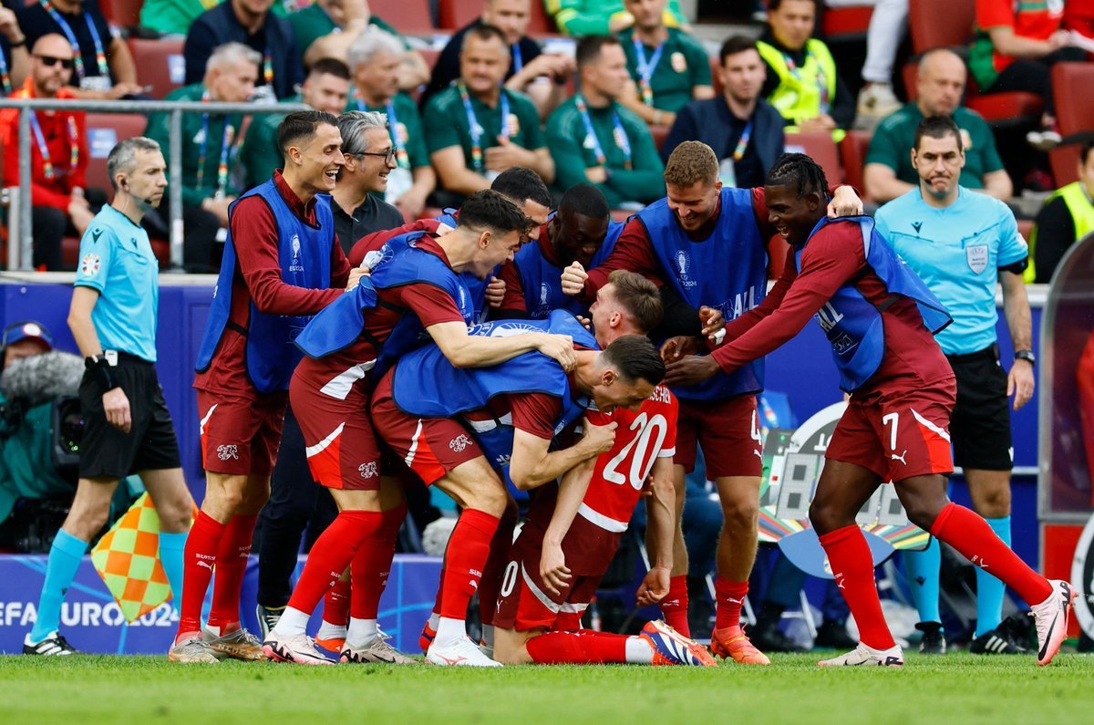 سويسرا تفتتح مشوارها في بطولة أمم أوروبا بالفوز على المجر