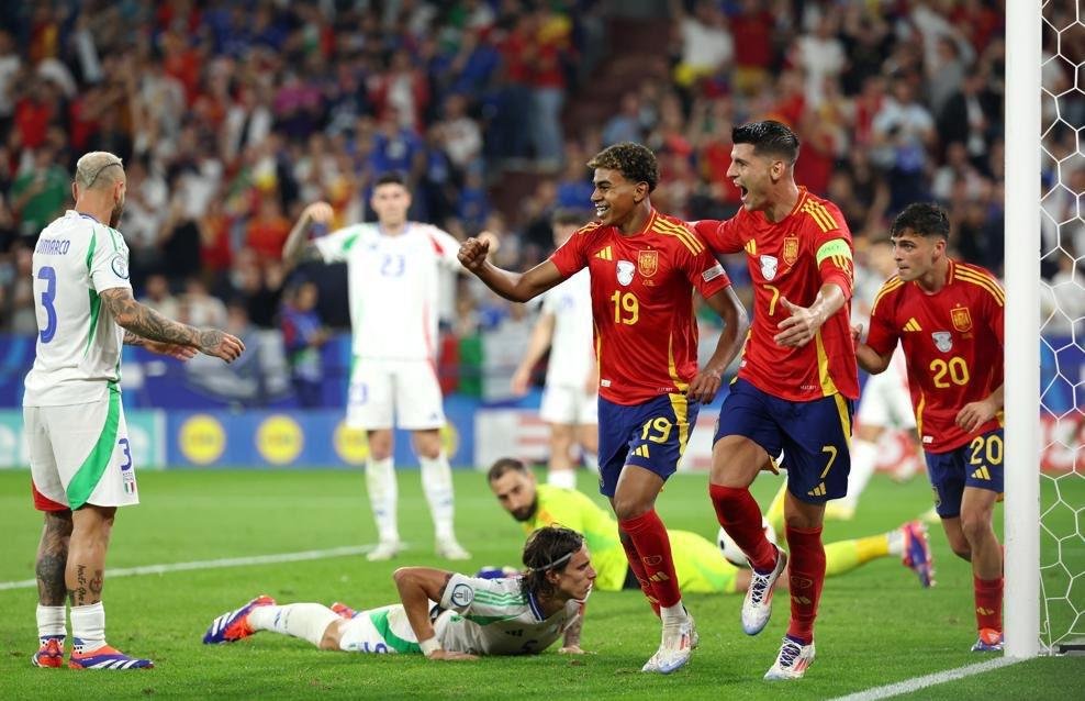 يورو 2024.. مباراة إسبانيا-إيطاليا الأكثر مشاهدة منذ كأس العالم 2022