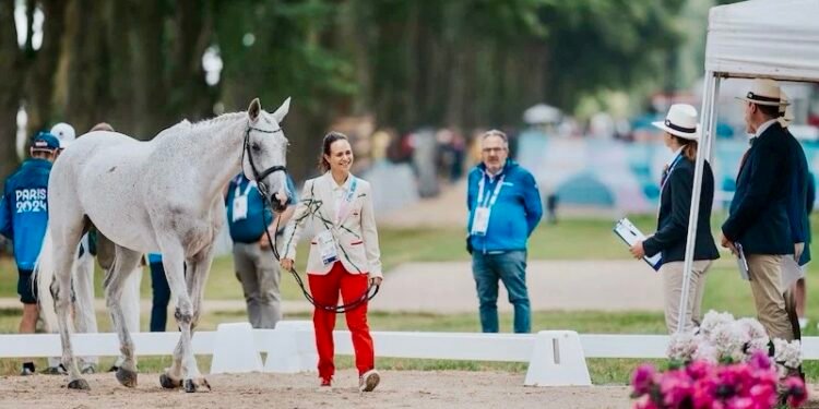 الفارسة نور السلاوي خارج أولمبياد باريس