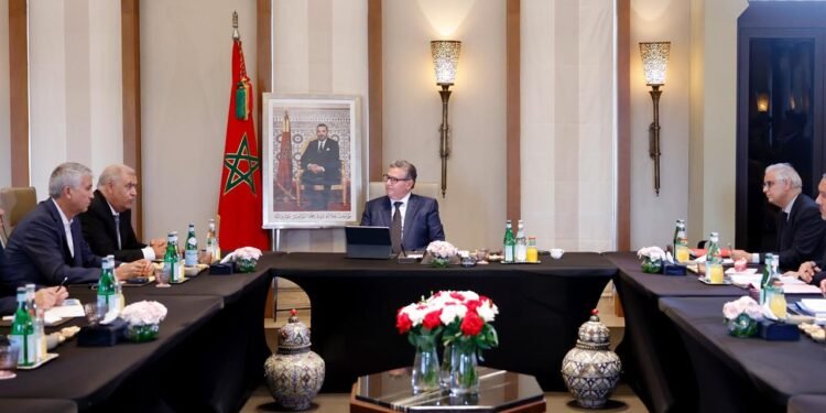 أخنوش يترأس اجتماعا للجنة قيادة برنامج الماء