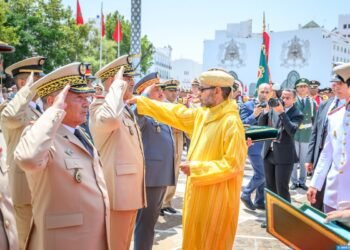 الملك يترأس بتطوان حفل أداء القسم للضباط المتخرجين الجدد