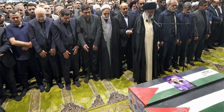 جنازة رسمية لإسماعيل هنية في إيران
