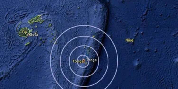 زلزال بقوة 6,9 درجة يضرب تونغا