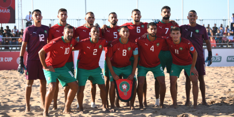 المنتخب الوطني لكرة القدم الشاطئية يفوز على نظيره البلجيكي