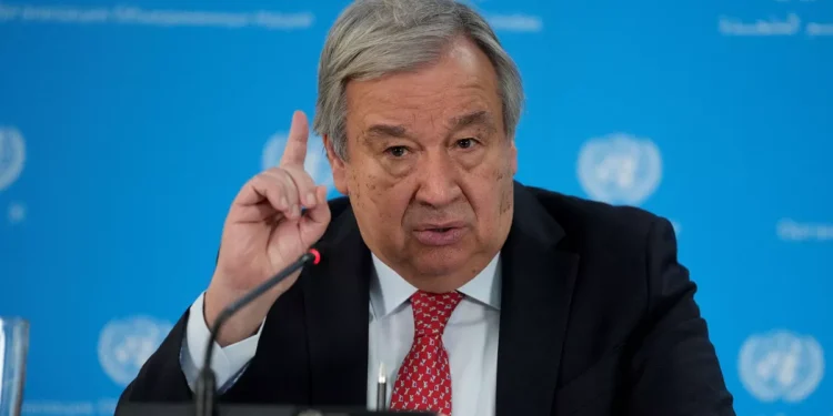 غوتيريش يطلق “نداء استغاثة عالميا”