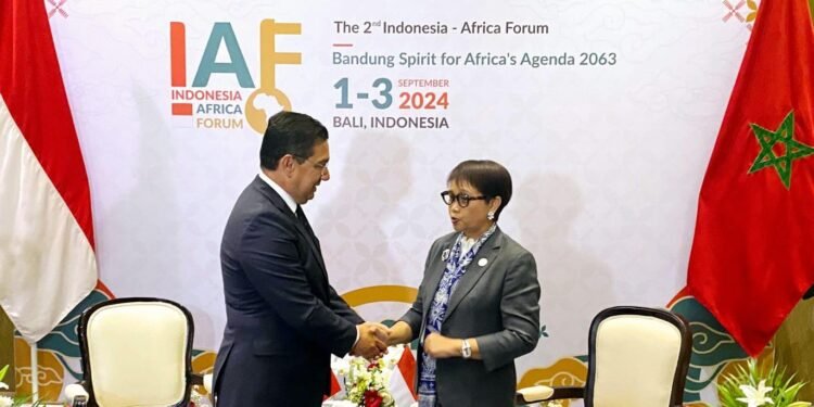 بوريطة يتباحث ببالي مع وزيرة الشؤون الخارجية الأندونيسية