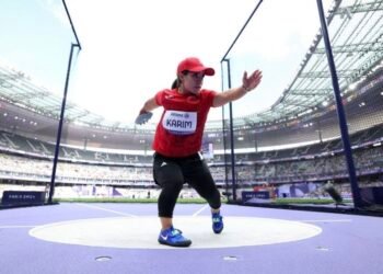 يسرى كريم تظفر بفضية رمي الجلة