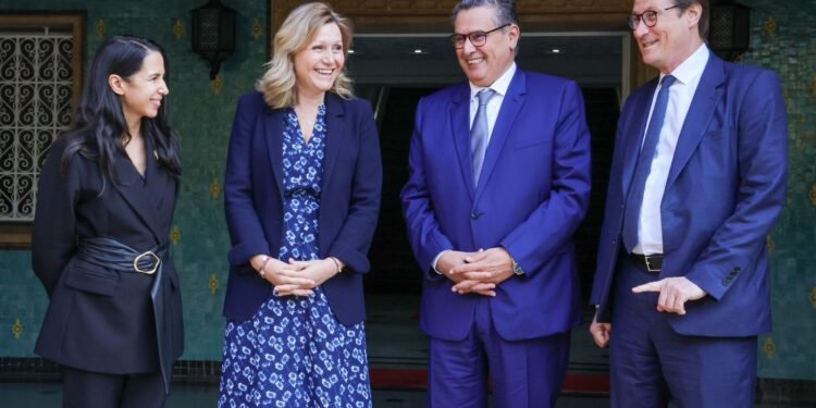 رئيس الحكومة يستقبل رئيسة الجمعية الوطنية الفرنسية